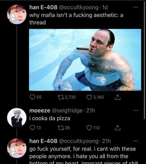 Why Mafia Isn't an Aesthetic / I Cooka Da Pizza .